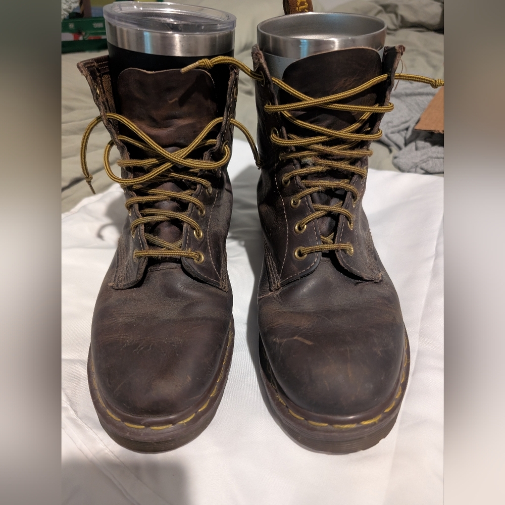 Dr. Martens Brown Leather Boots